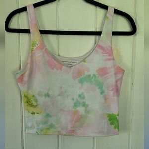 Harmony Balance Watercolor Print Bra Crop Top